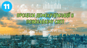 Процеси демократизації в повоєнному світі.