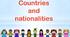 Countries and nationalities