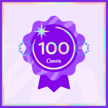 Мій 100-й дизайн у Canva.