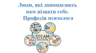 STEM 6 клас. Урок 7. Люди, які допомогають нам пізнати себе. Професія психолога