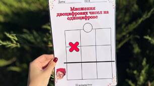 Картки-приклади  «Множення двоцифрових чисел на одноцифрове число»