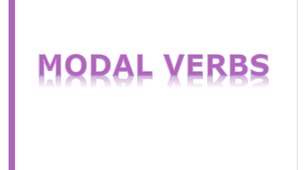 Modal Verbs