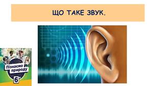 Що таке звук. І варіант. 6 клас НУШ