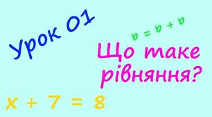 Контрольна робота № 1  з алгебри 7 клас(НУШ) "Лінійні рівняння з однією змінною" 