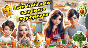 Інтерактивна презентація "Всесвітній день здорового харчування" 16 жовтня +Роздатковий матеріал + Постер