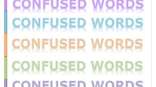 Confused words A-G