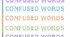 Confused words A-G