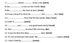 Mixed Tenses