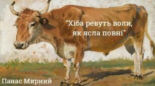 Роман “Хіба ревуть воли, як ясла повні?” . Панас Мирний.