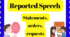 Direct  and Reported Speech. Statements, commands and requests