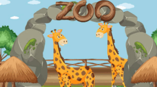 Відеоматеріал до уроку з англійської мови на тему "At the Zoo". "Wild Animals".
