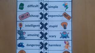 Opposites. Degrees of comparison.