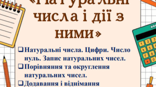 Комплект додекаедрів "Натуральні числа та дії з ними"