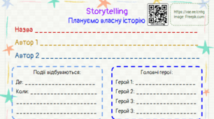 Інформатика | 2-3 клас | Storytelling "Плануємо власну історію" | Художній твір | Сюжет