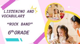  6th form, PREPARE, DIAGNOSTIC TEST, Unit 3-4. " Rock Band "