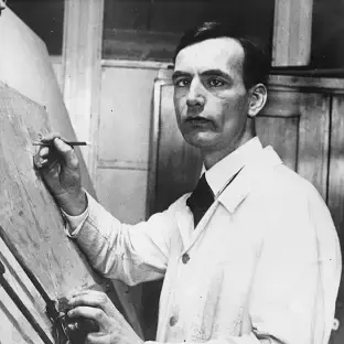 (Eingeschränkte Rechte für bestimmte redaktionelle Kunden in Deutschland. Limited rights for specific editorial clients in Germany.) Ernst Ruska,Ernst Ruska (*25.12.1906-27.05.1988+) , Wissenschaftler, Physiker, D, Porträt am Zeichenbrett, - 1944 (Photo by ullstein bild via Getty Images)