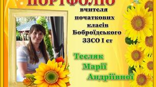 Портфоліо вчителя початкових класів
