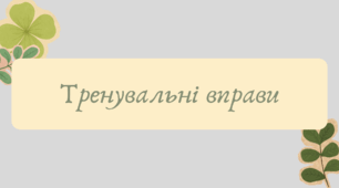 План-конспект та презентація "Тренувальні вправи з розділу Лексикологія і Фразеологія"