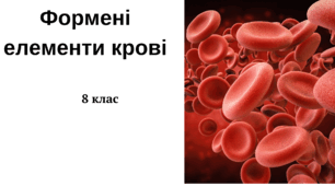 Формені елементи крові
