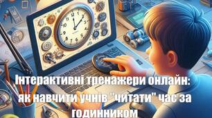 Інтерактивні тренажери онлайн: як навчити учнів «читати» час за годинником