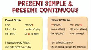 Present simple vs present continuous 