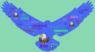 Хмара слів "Чиї це слова?".
