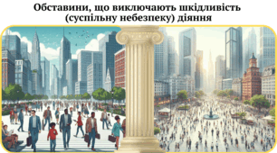 Обставини, що виключають шкідливість (суспільну небезпеку) діяння. Основи правознавства