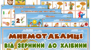 Мнемотаблиці "Від зернини до хлібини"