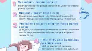 Як відновити режим сну після канікул? 