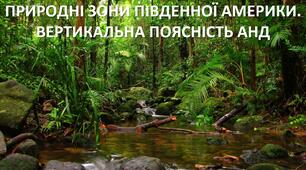 Презентація до уроку: "ПРИРОДНІ ЗОНИ ПІВДЕННОЇ АМЕРИКИ. ВЕРТИКАЛЬНА ПОЯСНІСТЬ АНДЇ"