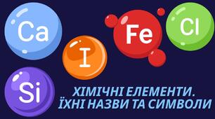 Хімічні елементи. Їхні назви та символи