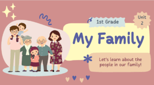 Family, 1 клас (до підручника Т. Будна)