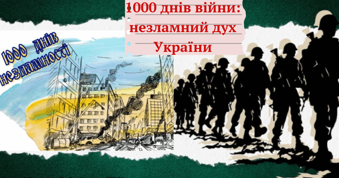 1000 днів незламності | Презентація. Виховна робота