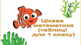 Цікава математика (таблиці для 1 класу)