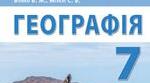 Діагностична робота з географії 7 клас «Закономірності формування природи материків і океанів» Тести (адаптована)