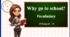Тестування за підручником О. Карп'юк 10 клас "Why go to school?" vocabulary p.65