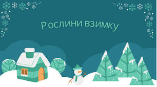 Рослини взимку