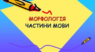 Тестові завдання на розрізнення частин мови 