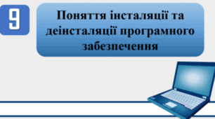 Тестування на тему: "Поняття інсталяції та деінсталяції програмного забезпечення"