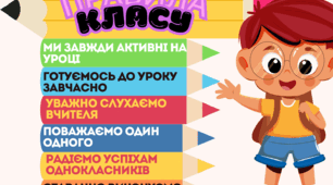 Оформлення кабінету "Правила класу" НУШ