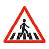 Pedestrian crossing sign: векторна графіка, зображення, Pedestrian crossing sign малюнки | Скачати з Depositphotos