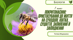 Покритонасінні рослини: пристосування до життя на суходолі, квітка, суцвіття, запилення й запліднення