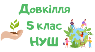 Підсумкова контрольна робота Довкілля НУШ 5 клас за групами діяльності  І семестр