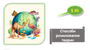   7 клас НУШ. Способи розмноження тварин