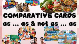 КАРТКИ "COMPARISON as...as / not so/as ... as"
