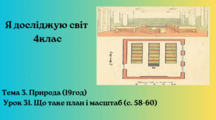Що таке план і масштаб (с. 58-60)
