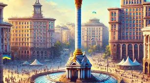 Розтяжка до Дня гідності та свободи