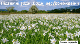 Презентація до уроку: "Підземні води. Водні ресурси України"