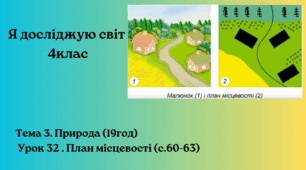 План місцевості (с.60-63)