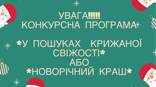 Новорорічна програма «У пошуках крижаної свіжості» або «Новорічний краш»